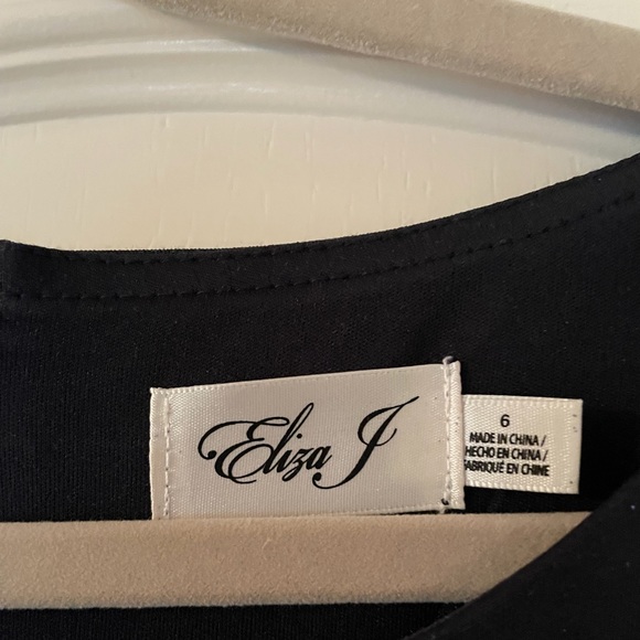 Elija J Midnight Blue Sparkle Gown - Picture 5 of 8